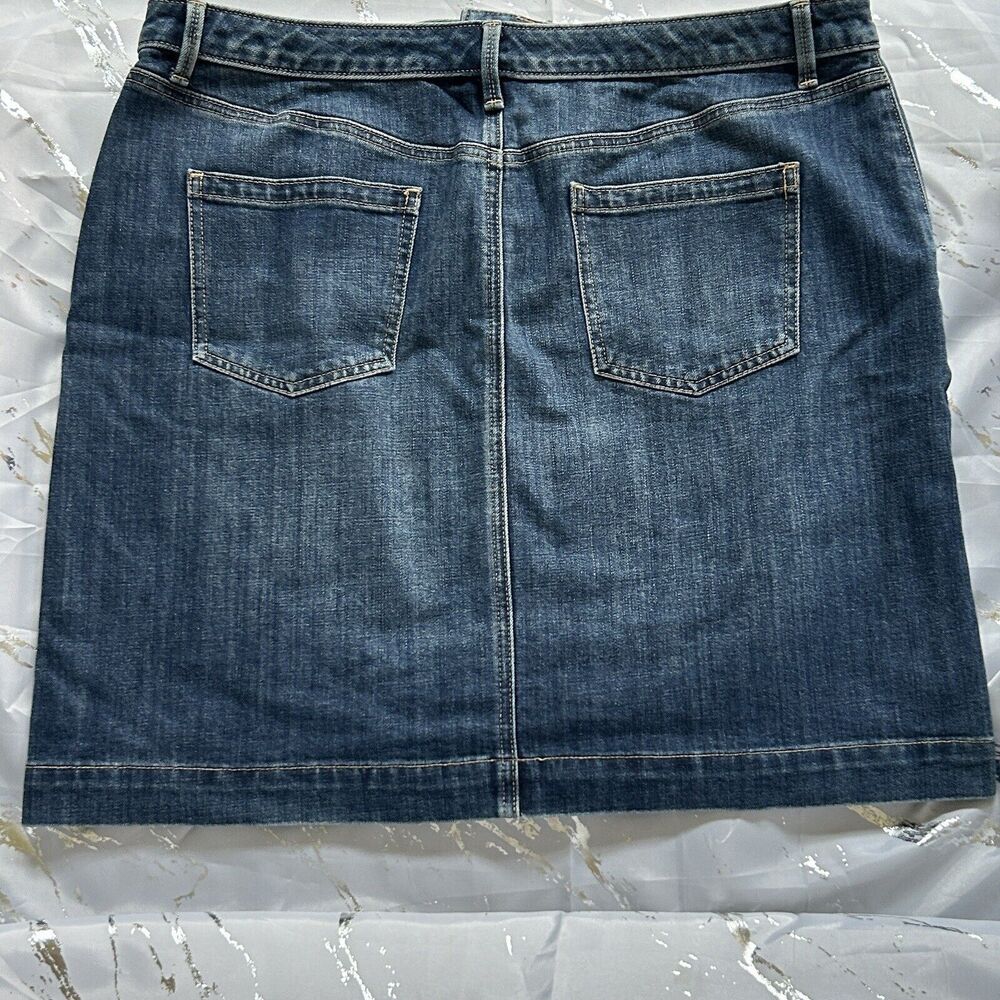 Talbots Plus Size 16 Button Fly Denim Patch Pocke… - image 8